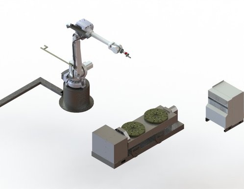 Double Tilting Turntable Positioner - Rodomach